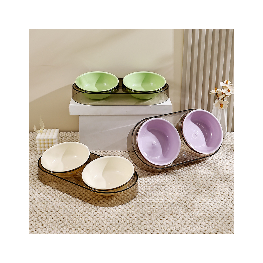 Посуд для котів Me&Pet Миска подвійна біла (NMP28-1) - изображение 8