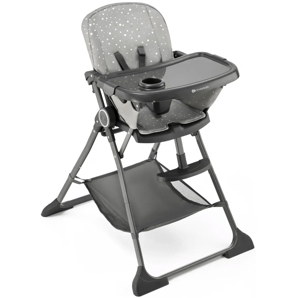 Стілець для годування Kinderkraft Foldee Grey (5902533922437) - изображение 3
