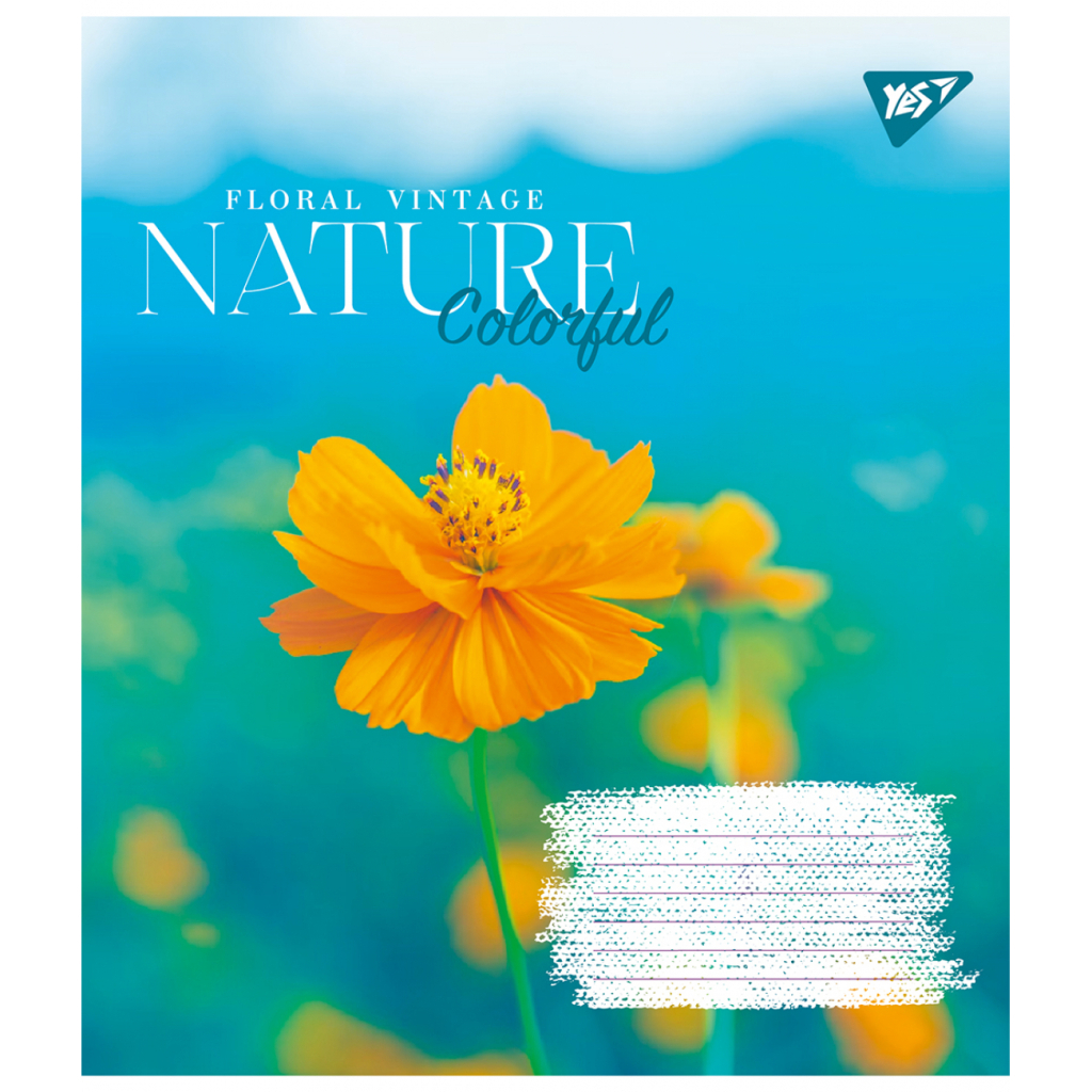 Зошит Yes А5 Nature colorful 48 аркушів лінія (767130) - зображення 2