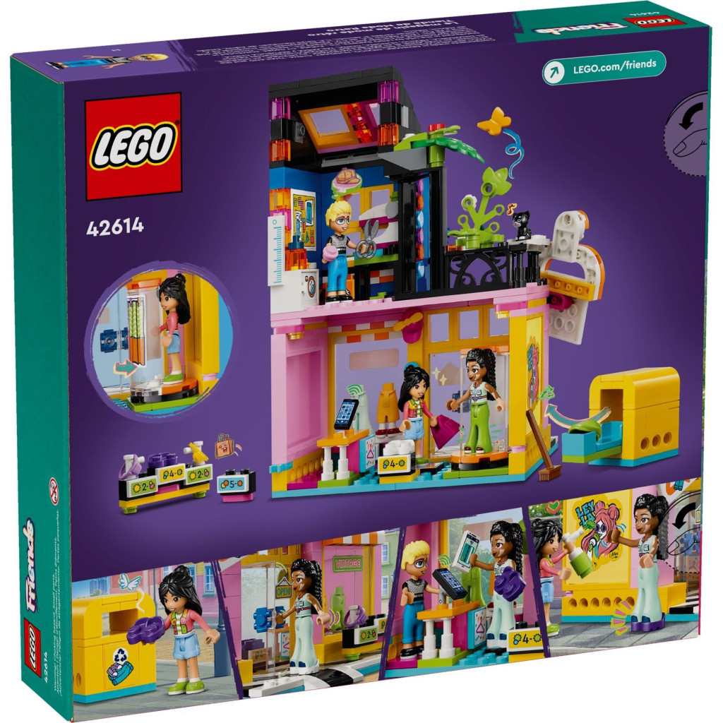 Конструктор LEGO Friends Крамниця вінтажного одягу 409 деталей (42614) - зображення 11