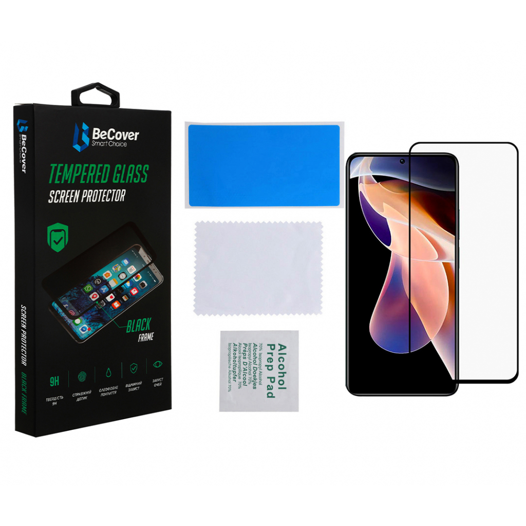 Скло захисне BeCover Redmi Note 11 Pro / 11 Pro Plus Black (707140) - зображення 2