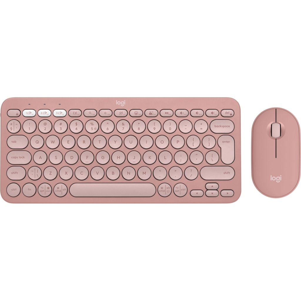 Комплект Logitech Pebble 2 Wireless UA Rose (920-012241) - зображення 1