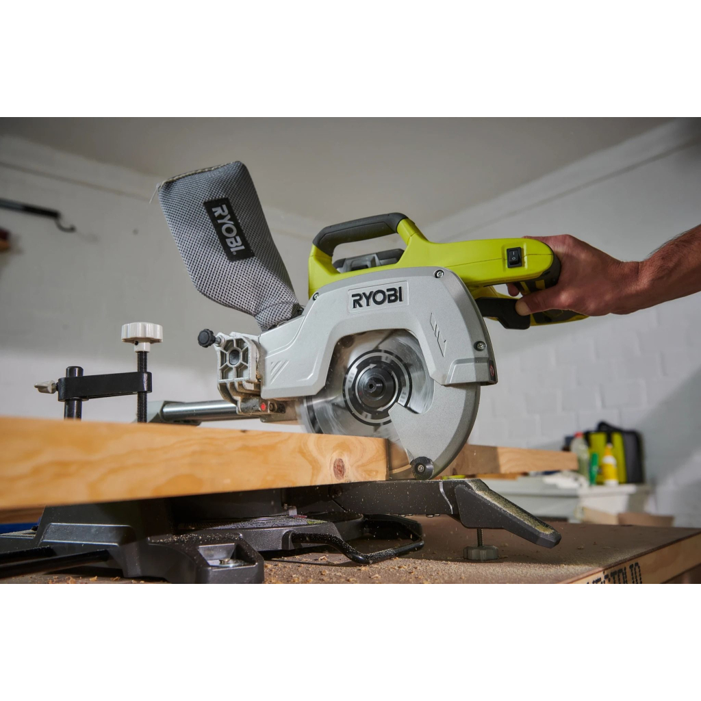 Торцювальна пила Ryobi ONE+ R18MS216-0 18V, 216мм, лазер (без АКБ та ЗП) (5133003597) - изображение 8