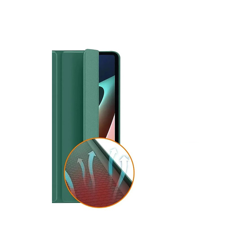 Чохол до планшета BeCover Tri Fold Soft TPU Silicone Xiaomi Mi Pad 6 / 6 Pro 11" Dark Green (709670) - зображення 5