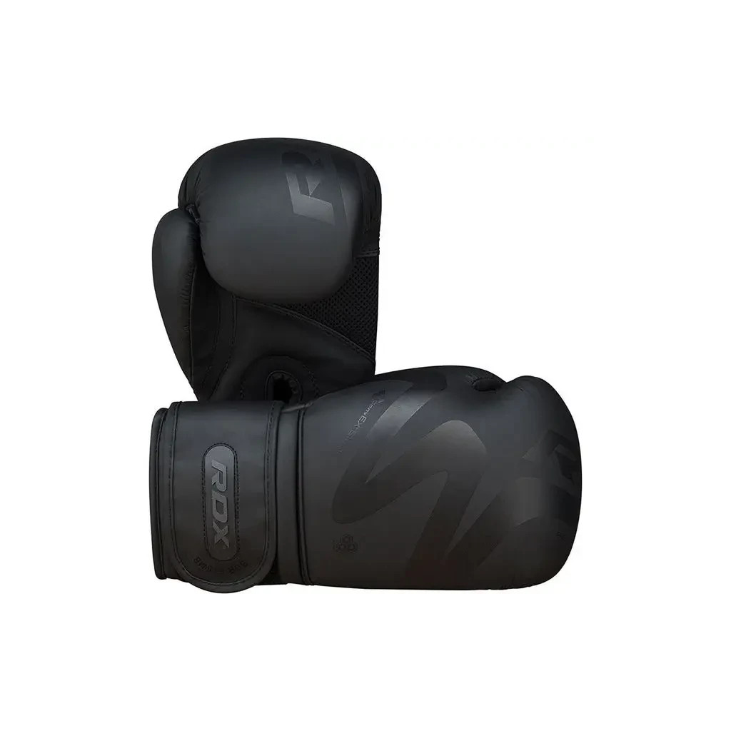 Боксерські рукавички RDX F15 Noir Matte Black 16 унцій (BGR-F15MB-16oz) - зображення 2