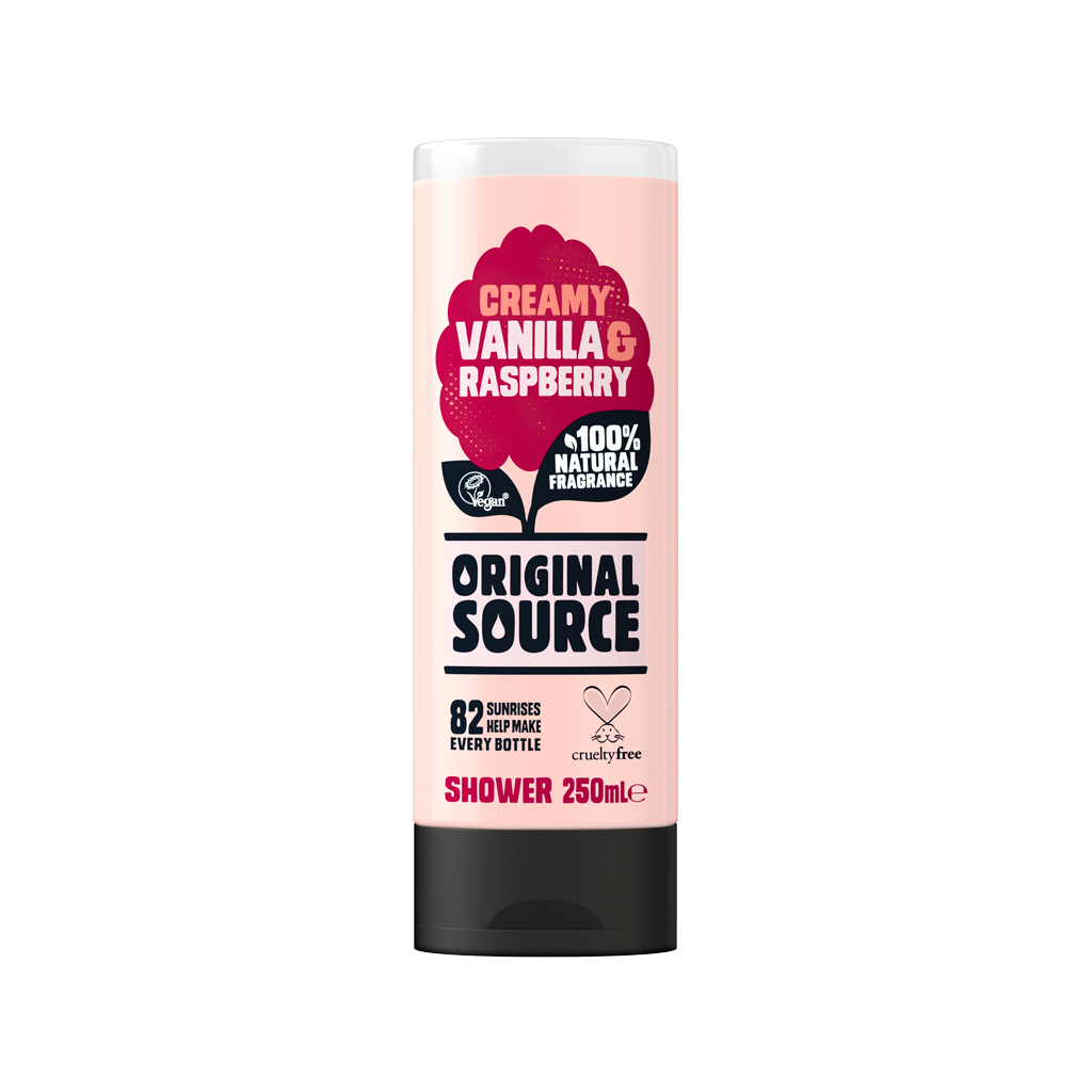 Гель для душу Original Source Vanilla & Raspberry 250 мл (5000101077005) - зображення 1