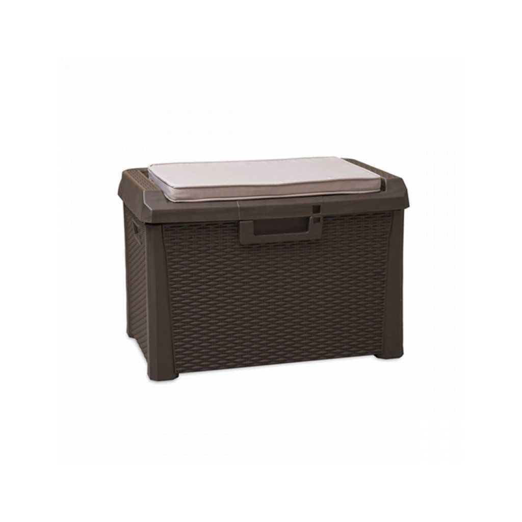 Контейнер для зберігання Toomax Santorini Plus з подушкою коричневий 125 л (5150) - зображення 1