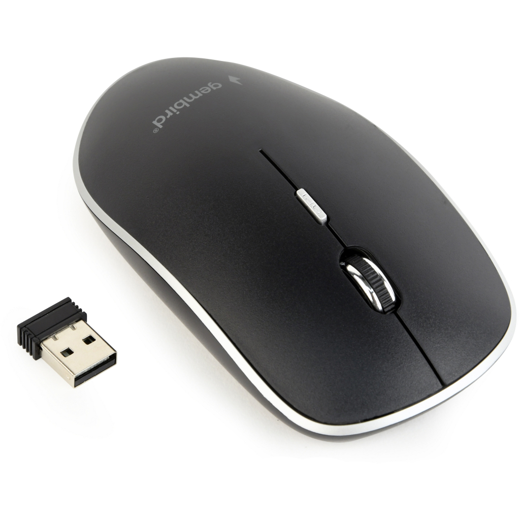 Мишка Gembird MUSW-4BS-01 Wireless Black (MUSW-4BS-01) - зображення 2