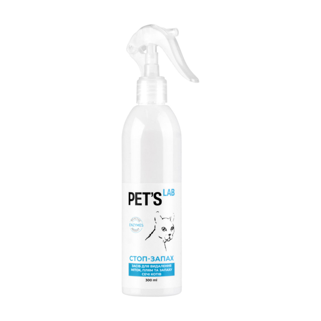 Спрей для тварин Pet's Lab Стоп-запах від життєдіяльності котів 300 мл (9751) - зображення 1