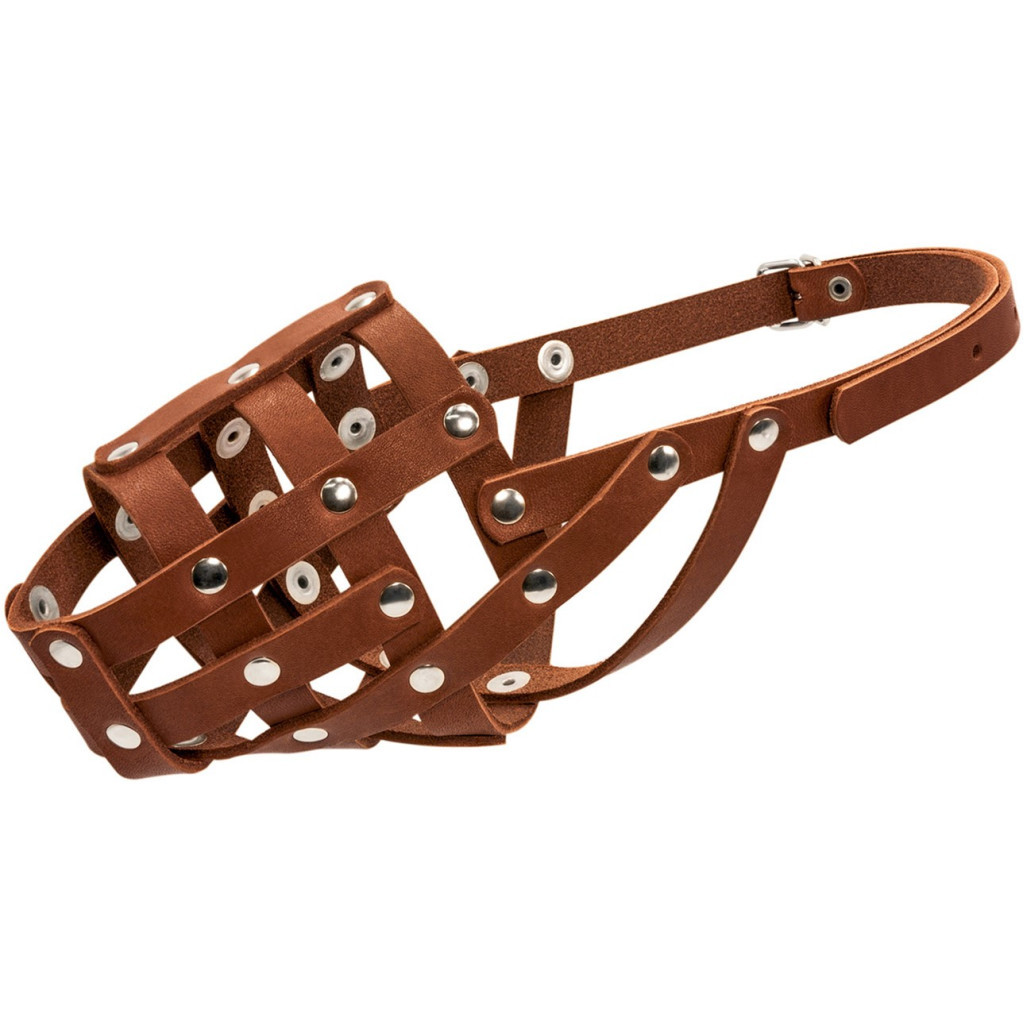 Намордник для собак Collar м'який №4 коричневий (06316) - зображення 2