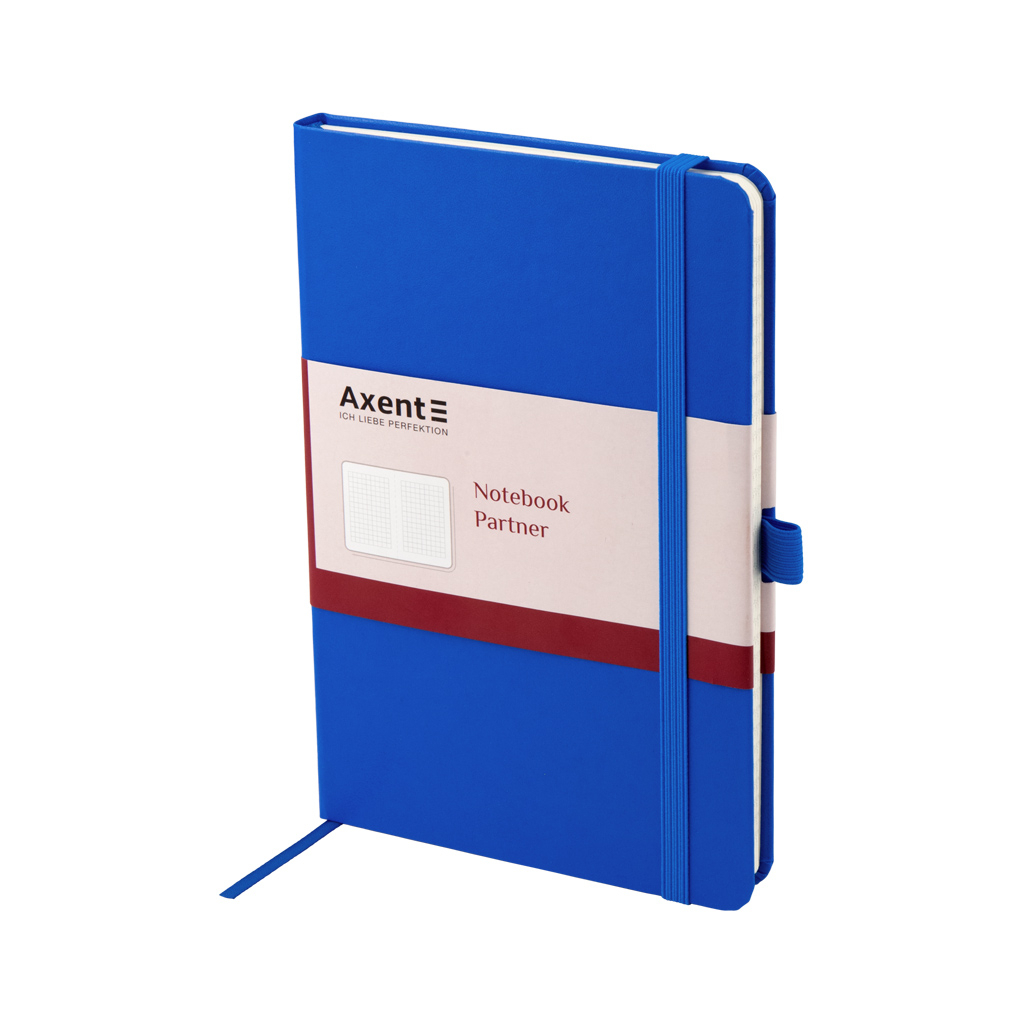 Книга записна Axent Partner, 125x195 мм, 96 аркушів, клітинка, блакитна (8201-07-A) - зображення 2