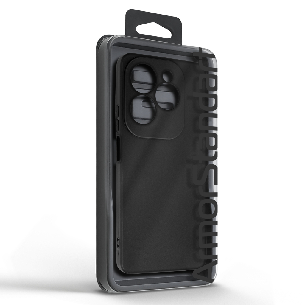 Чохол до мобільного телефона Armorstandart Matte Slim Fit Infinix HOT 40 Pro Camera cover Black (ARM73942) - зображення 5