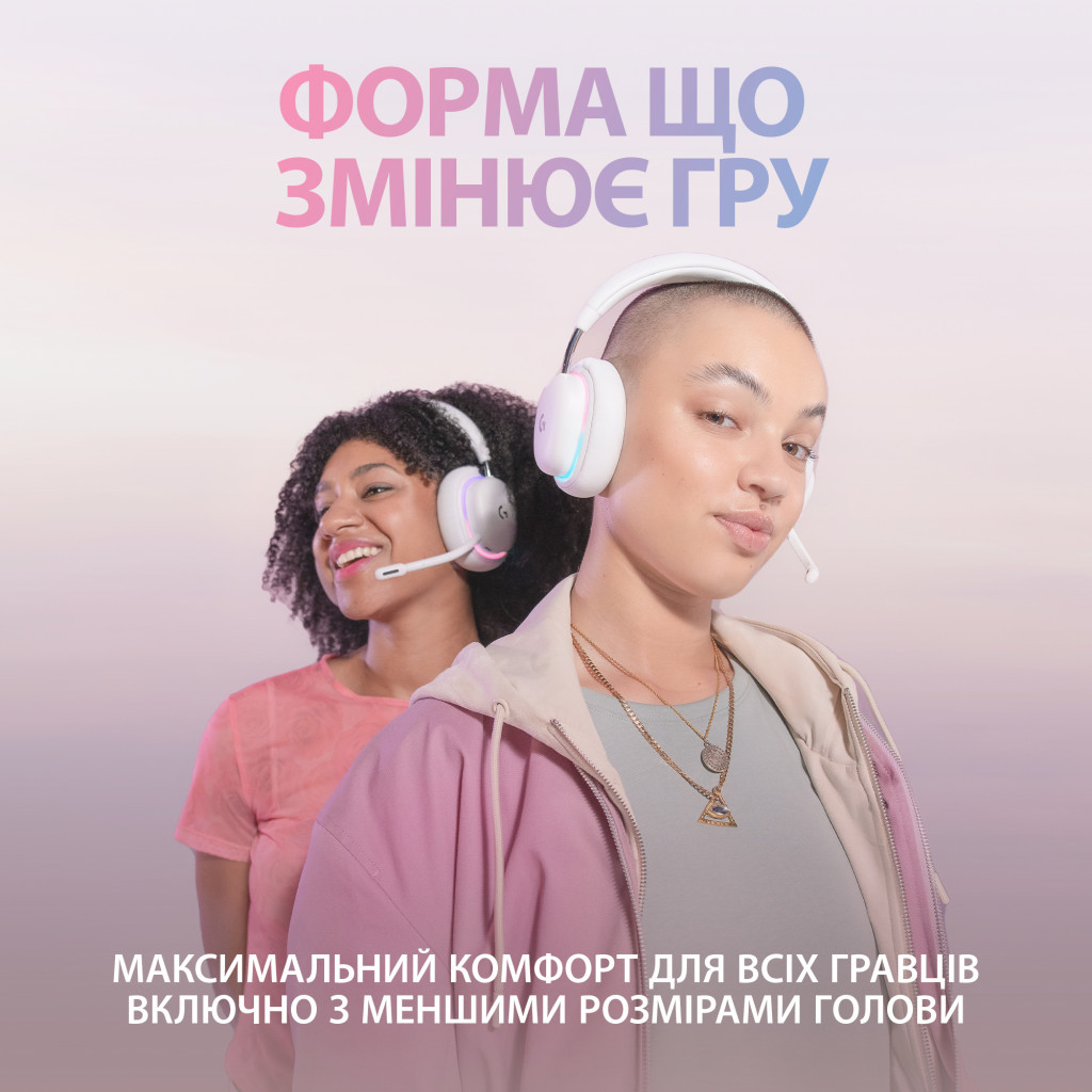 Навушники Logitech G735 Wireless Gaming Headset Off-White (981-001083) - зображення 3