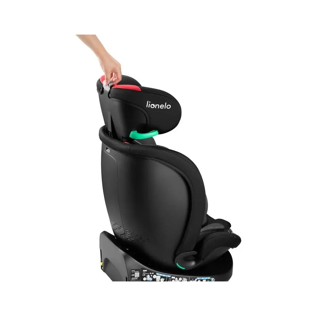 Автокрісло Lionelo Navy I-Size Black Red (LO-NAVY I-SIZE BLACK RED) - зображення 12