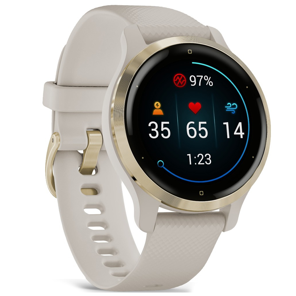 Смарт-годинник Garmin Venu 2S, Tundra + Champagne (010-02429-11) - зображення 3
