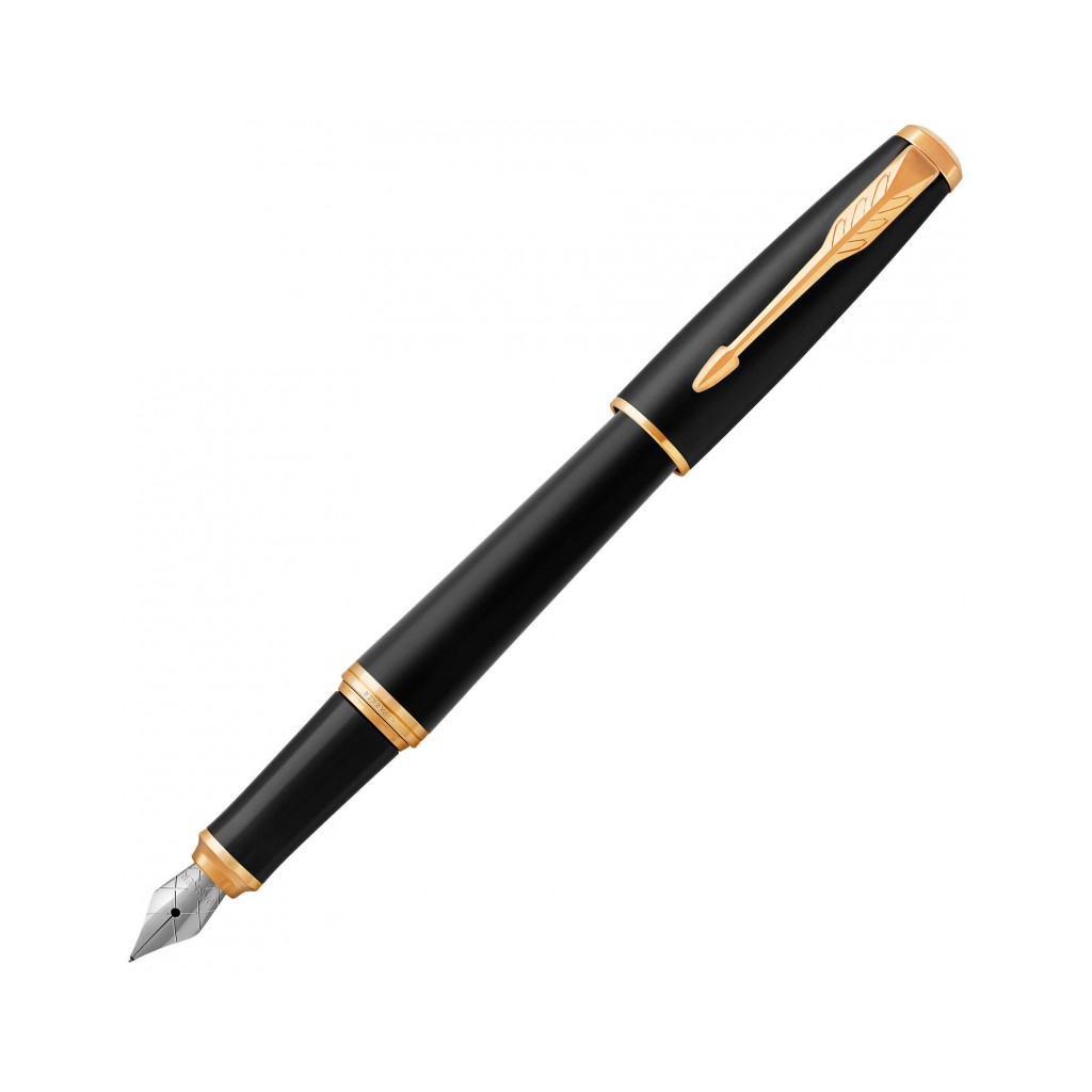 Ручка пір'яна Parker URBAN 17 Muted Black GT  FP F (30 011) - зображення 3
