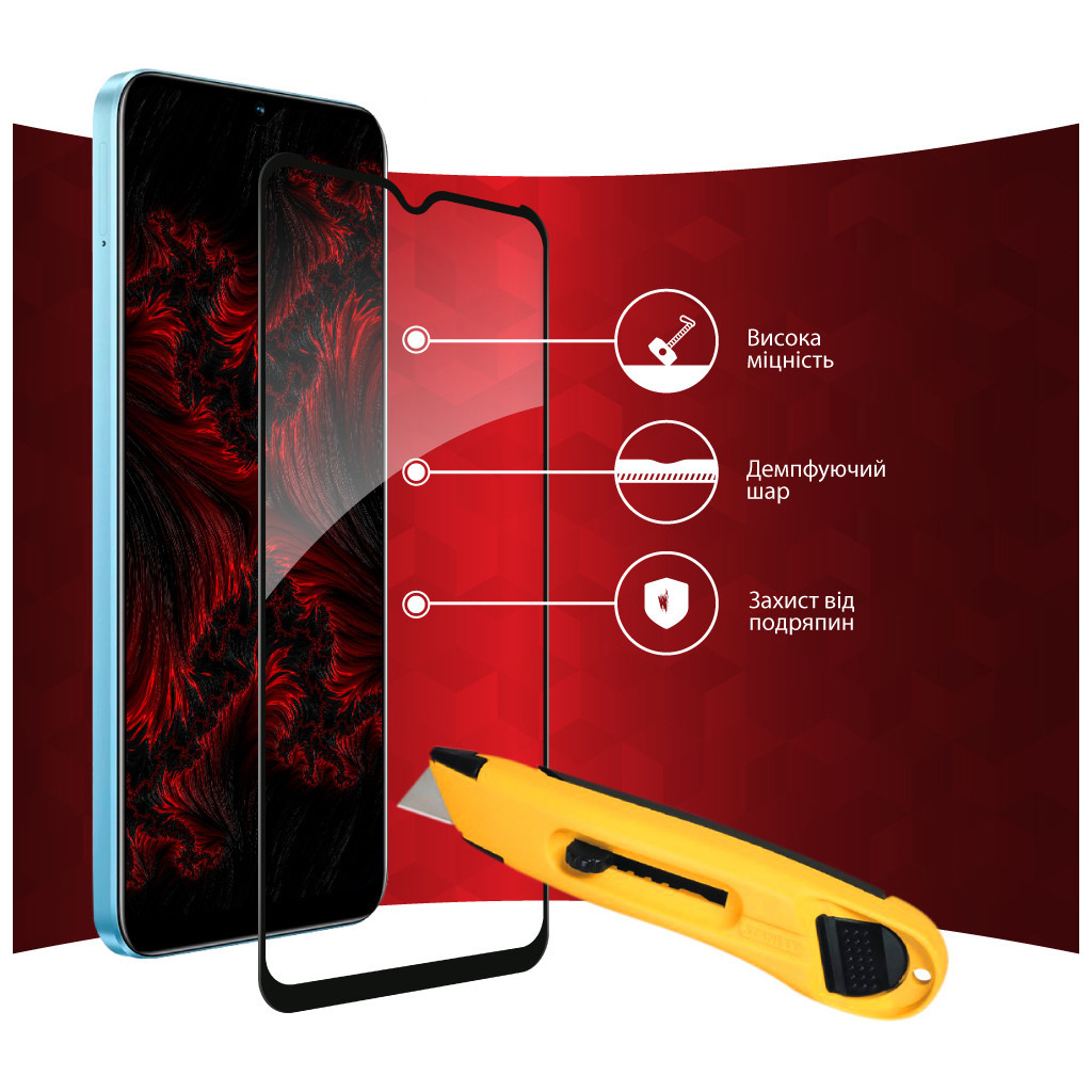 Скло захисне Intaleo Full Glue Realme C30S (1283126551918) - зображення 4