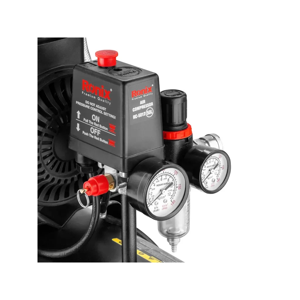 Компресор Ronix 50л, 1680Вт (RC-5012) - зображення 9