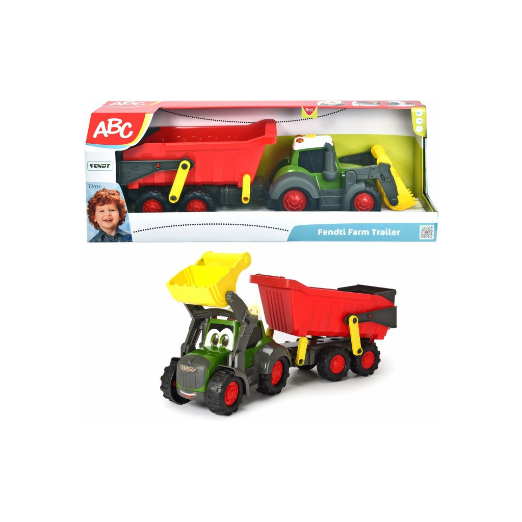 Спецтехніка Dickie Toys Трактор фермерський АВС "Фендт" з рухомими частинами, зі звук. та світл. ефект, 65 см (4119000) - зображення 8