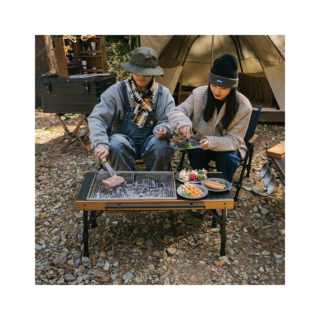 Туристичний стіл Naturehike комбінований NH21JU011 алюміній/бук (6927595797808) - зображення 3