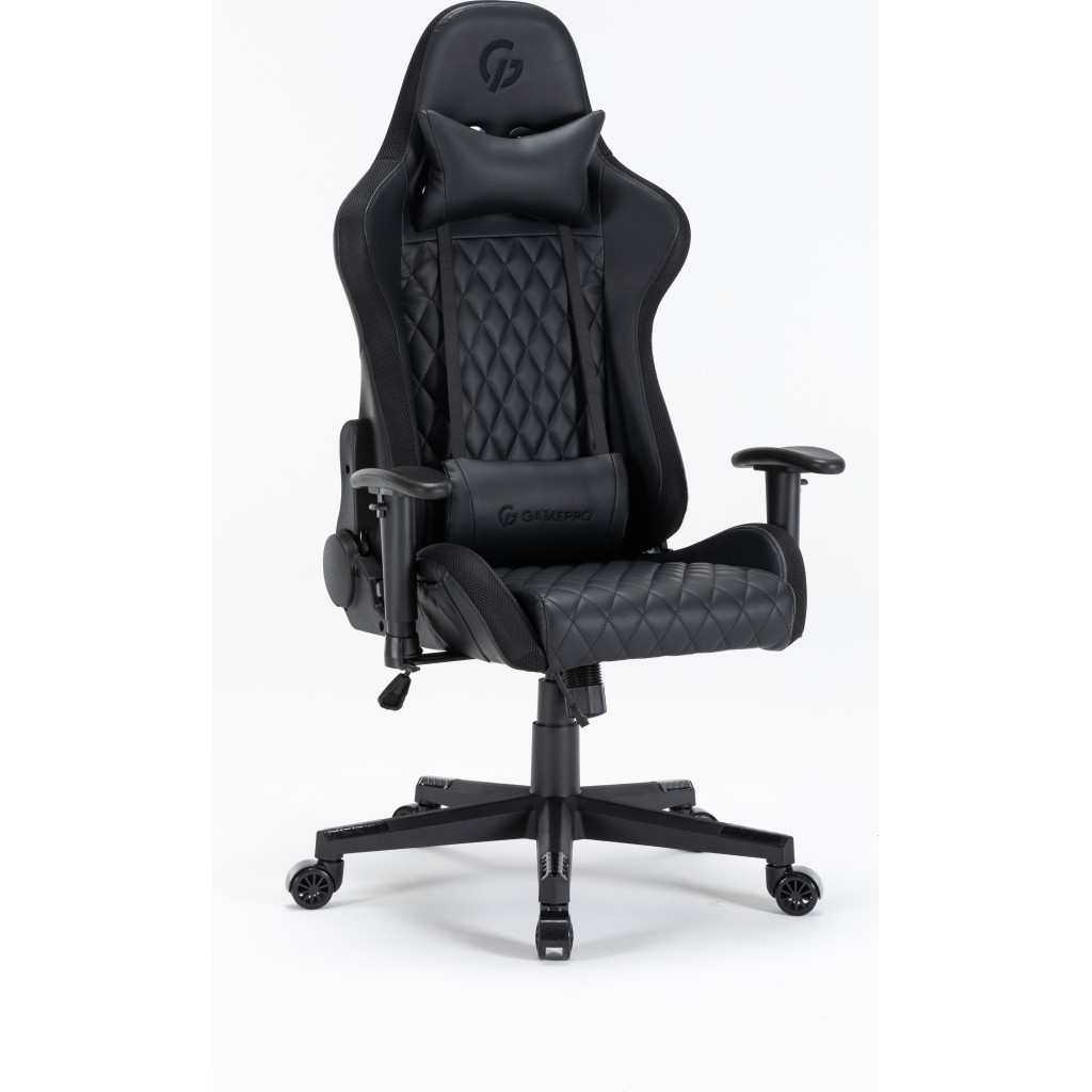Крісло ігрове GamePro Hero RGB Black (GC-700-Black) - зображення 5