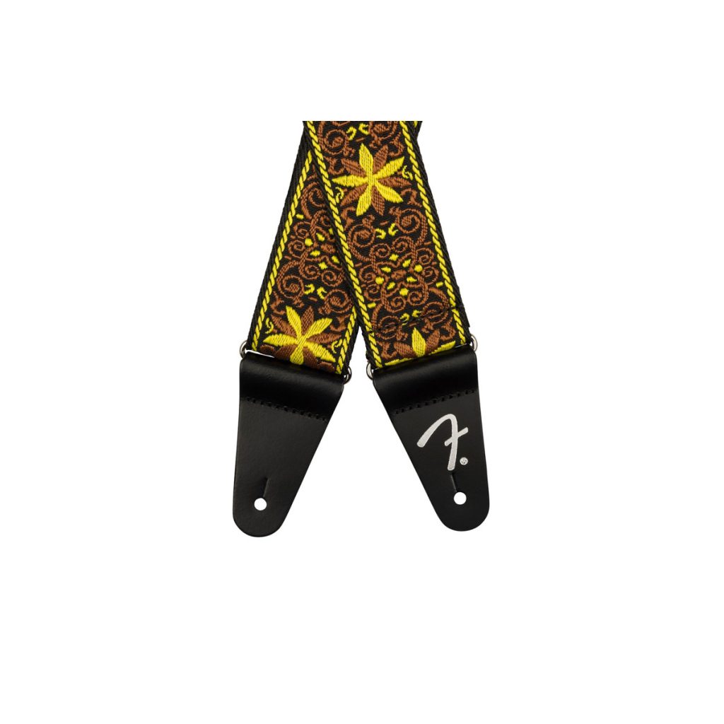 Ремінь для гітари Fender Strap 2" Pasadena Woven Yellow Wallflower (236937) - зображення 2