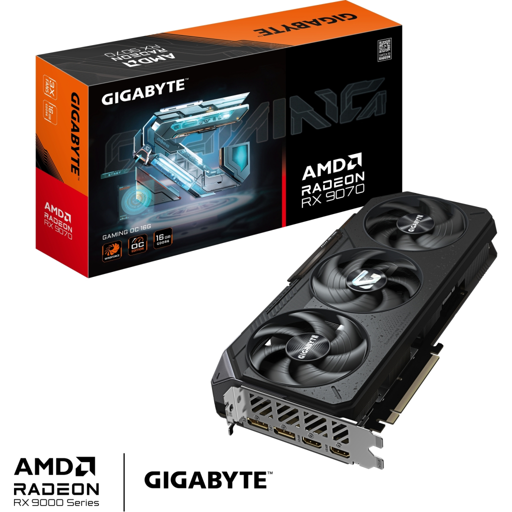 Відеокарта GIGABYTE Radeon RX 9070 16Gb GAMING OC (GV-R9070GAMING OC-16GD) - зображення 11