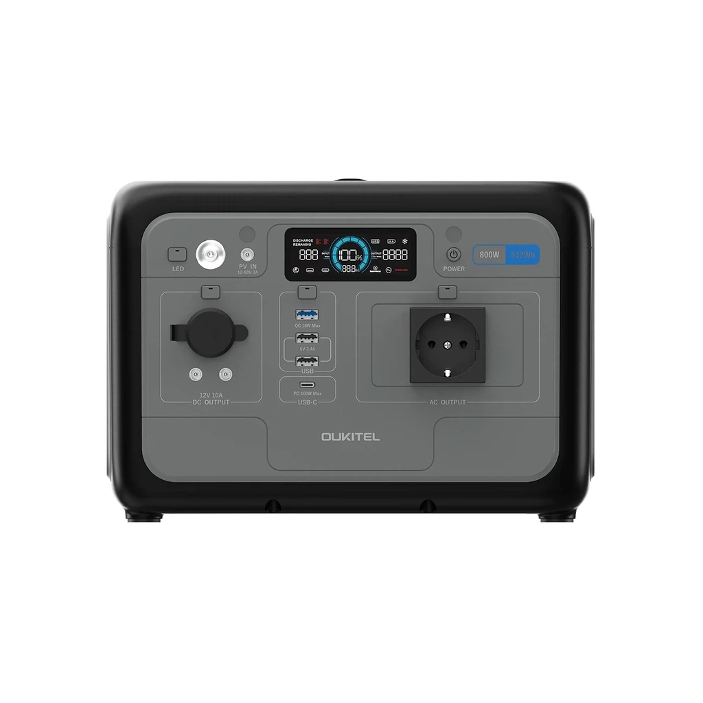 Зарядна станція OUKITEL P800 800W 512Wh (Р800) - зображення 1
