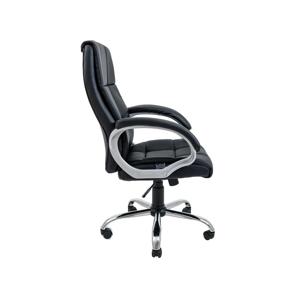 Офісне крісло Richman Аризона Хром М-1 чорне (IM0000039) - зображення 3