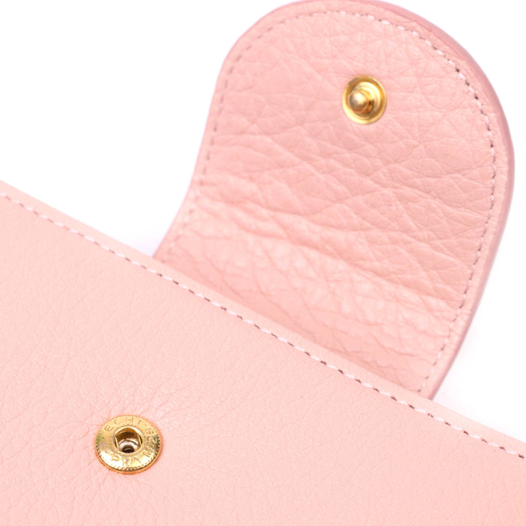 Гаманець Tony Bellucci З натуральної шкіри Пудровий (22019) - зображення 5