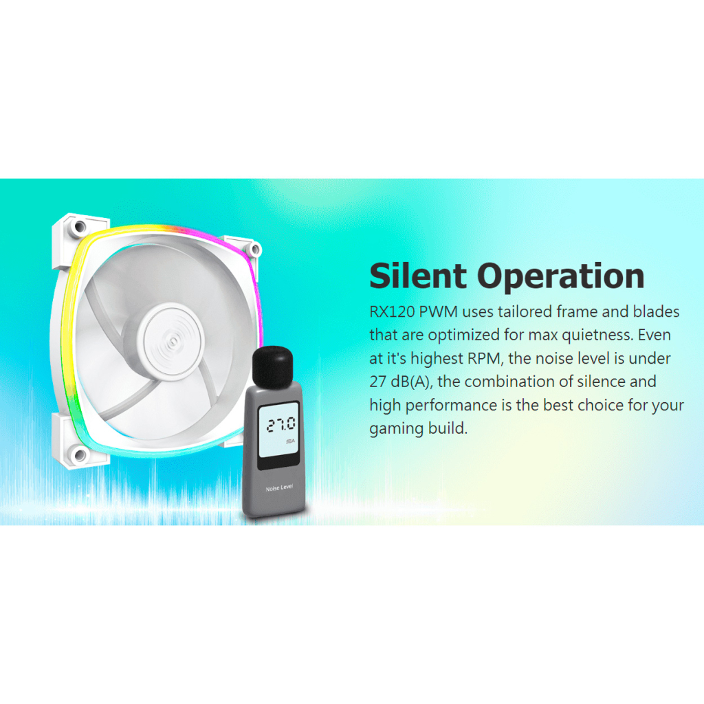 Кулер до корпусу MONTECH RX120 PWM (W31) - зображення 10