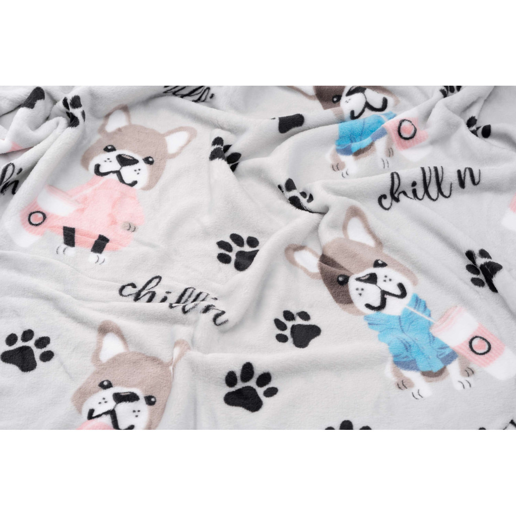 Плед Ardesto Flannel бульдоги 160х200 см (ART0112PB) - изображение 12
