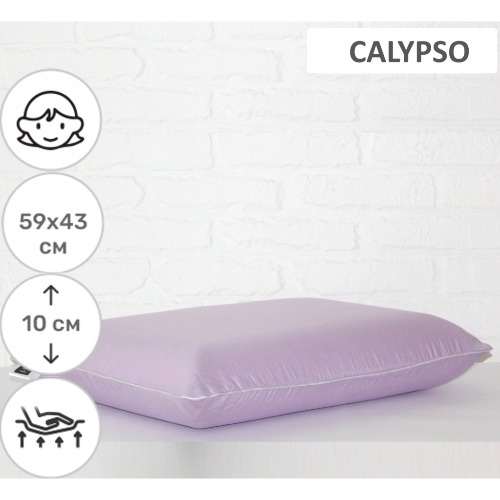 Подушка MirSon ортопедична 6073 Delicate satin Calypso WoMen 59х43х10 (2200003262278) - зображення 2