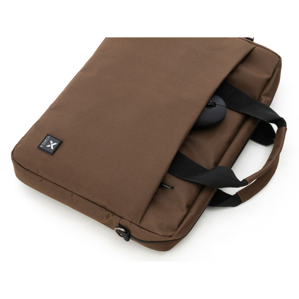 Сумка для ноутбука Vinga 15.6" NB152 brown (NB152BN) - зображення 5