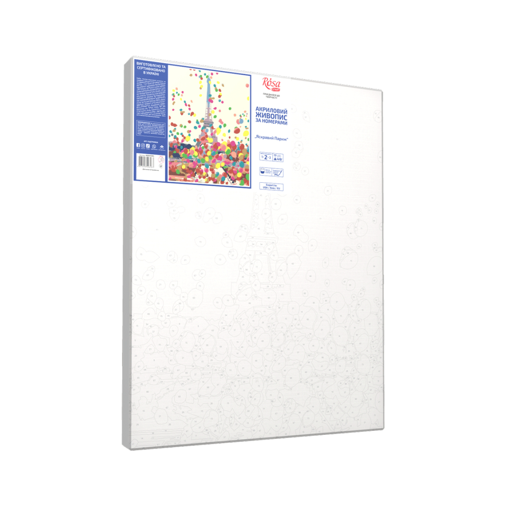 Картина по номерам Rosa Start Яскравий Париж (4823098506287) - зображення 2