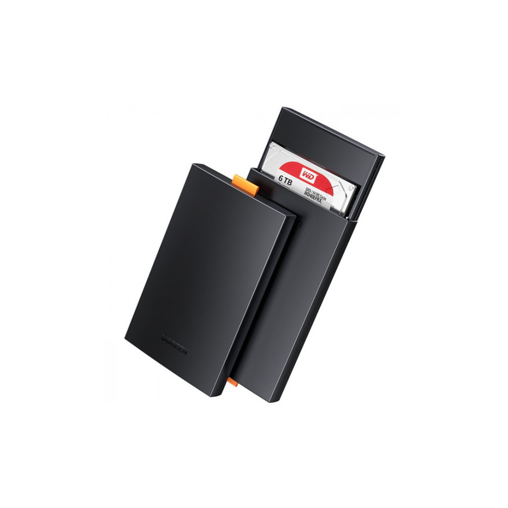 Кишеня зовнішня UGREEN USB 3.0 to 2.5" HDD/SSD CM237 black (60353) - зображення 4