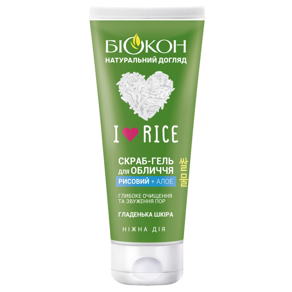 Скраб для обличчя Біокон I Love Rice 90 мл (4823110300534) - изображение 1
