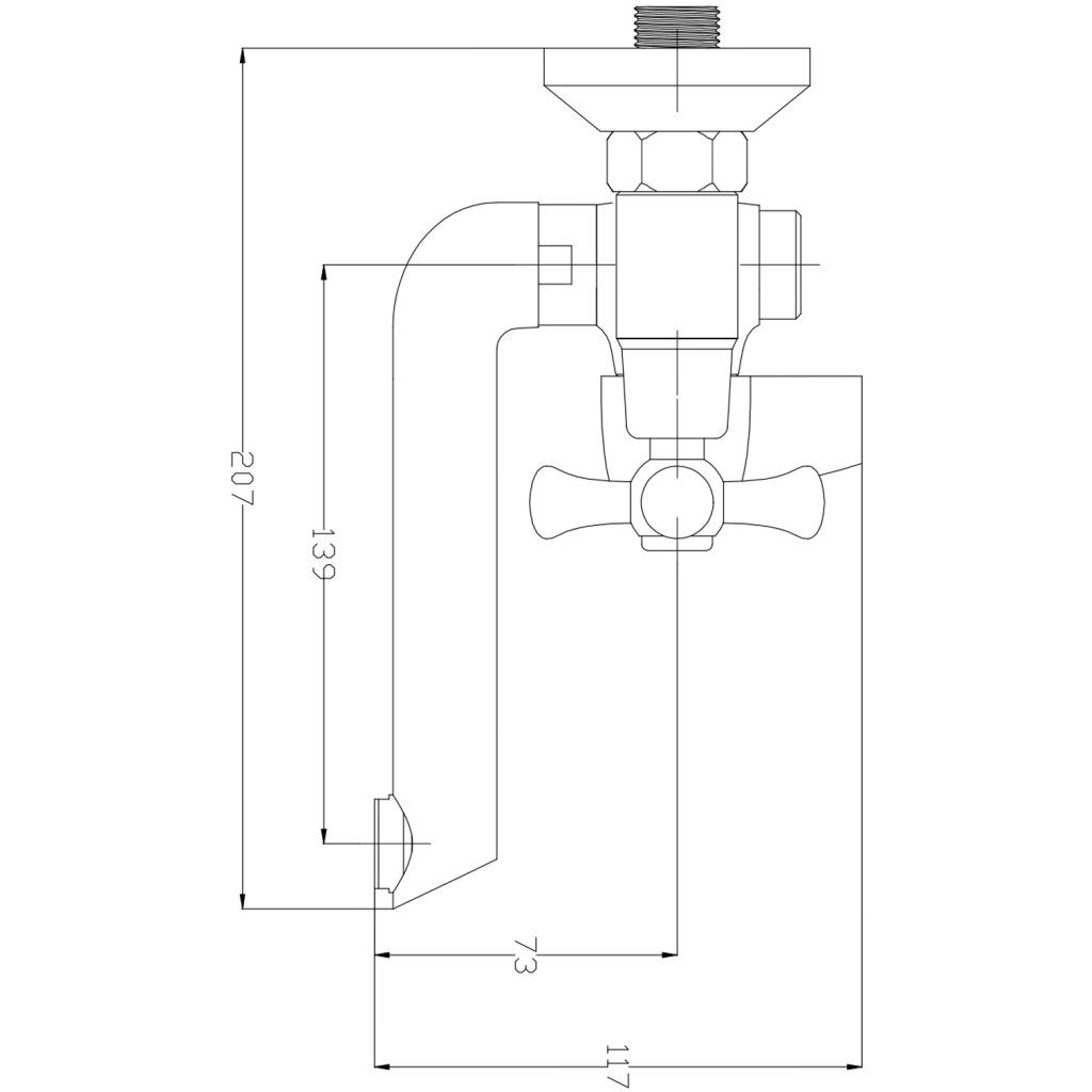 Змішувач Kroner Hamburg-C060 - зображення 7