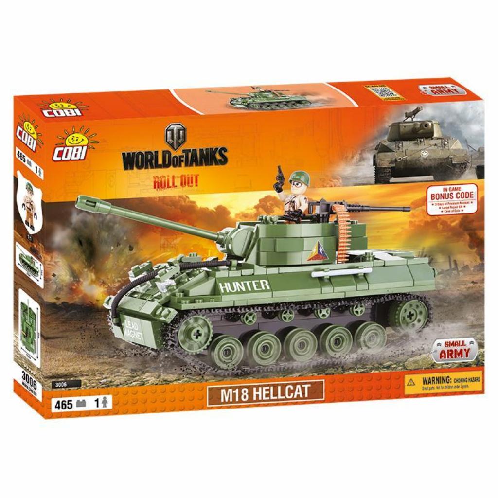Конструктор Cobi World Of Tanks САУ М18 Хеллкет, 465 деталей (COBI-3006) (5902251030063) - зображення 1