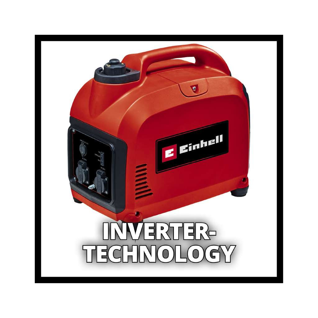 Генератор Einhell інверторний TC-IG 2000, 230В (1 фаза), 1.8/2kW, ручний старт, 21.6кг (4152590) - зображення 3