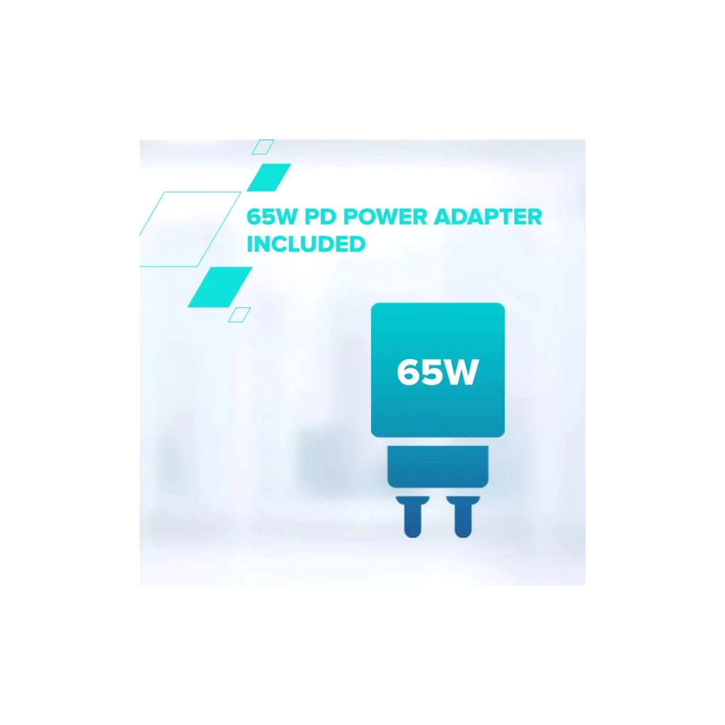 Зарядний пристрій Canyon 4-in-1 wireless charging stand 30W + charger 65W + cable 1.0m black (CNS-WCS405B) - зображення 11