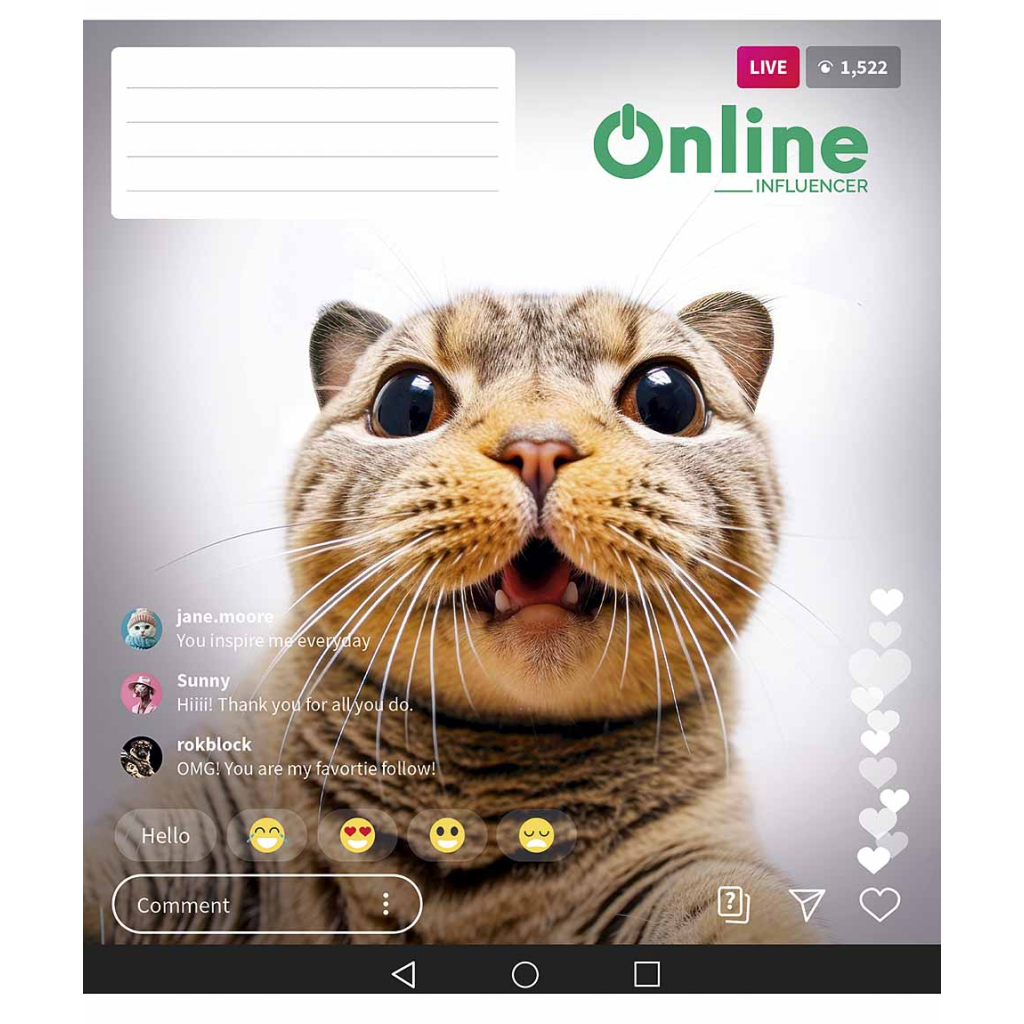 Зошит Школярик Online 36 аркушів клітинка (036-3420K) - зображення 4