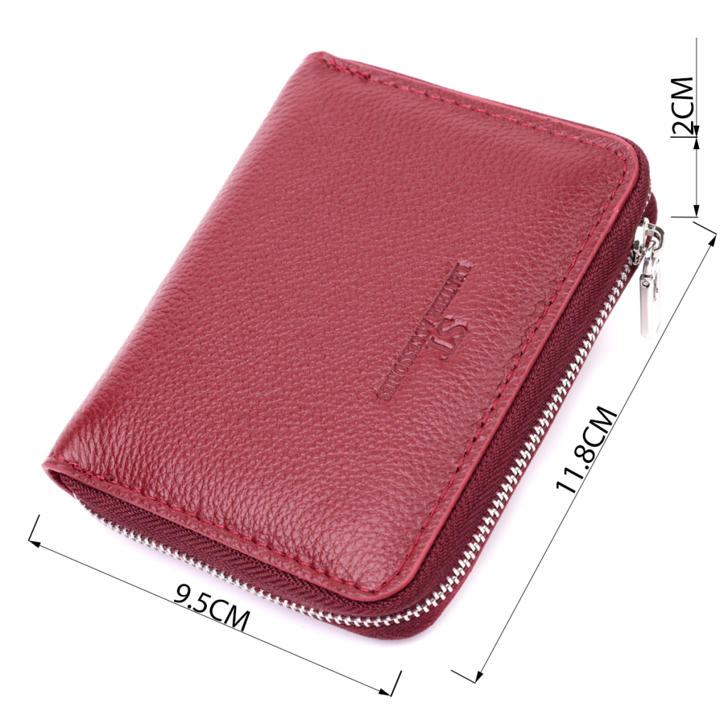 Гаманець ST Leather Шкіряний Бордовий (19491) - зображення 3