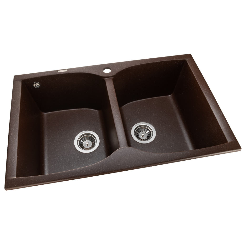 Мийка кухонна GRANADO CORDOBA marron (gr1206) - зображення 2