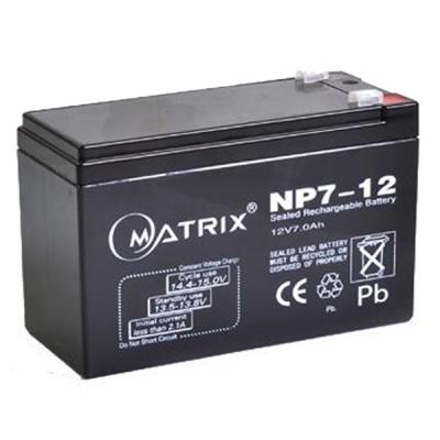 Батарея до ДБЖ Matrix 12V 7AH (NP7-12) - зображення 1