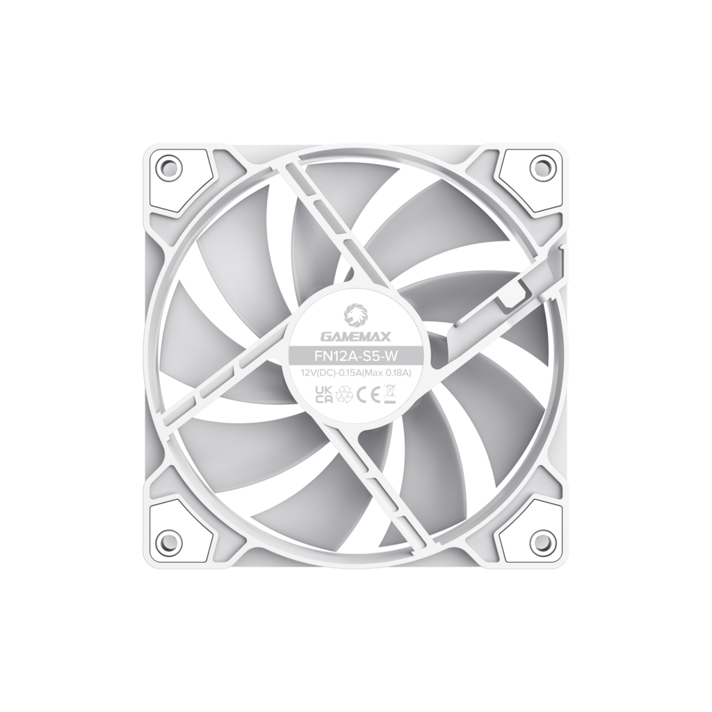 Кулер до корпусу Gamemax FN12A-S5-W - зображення 8