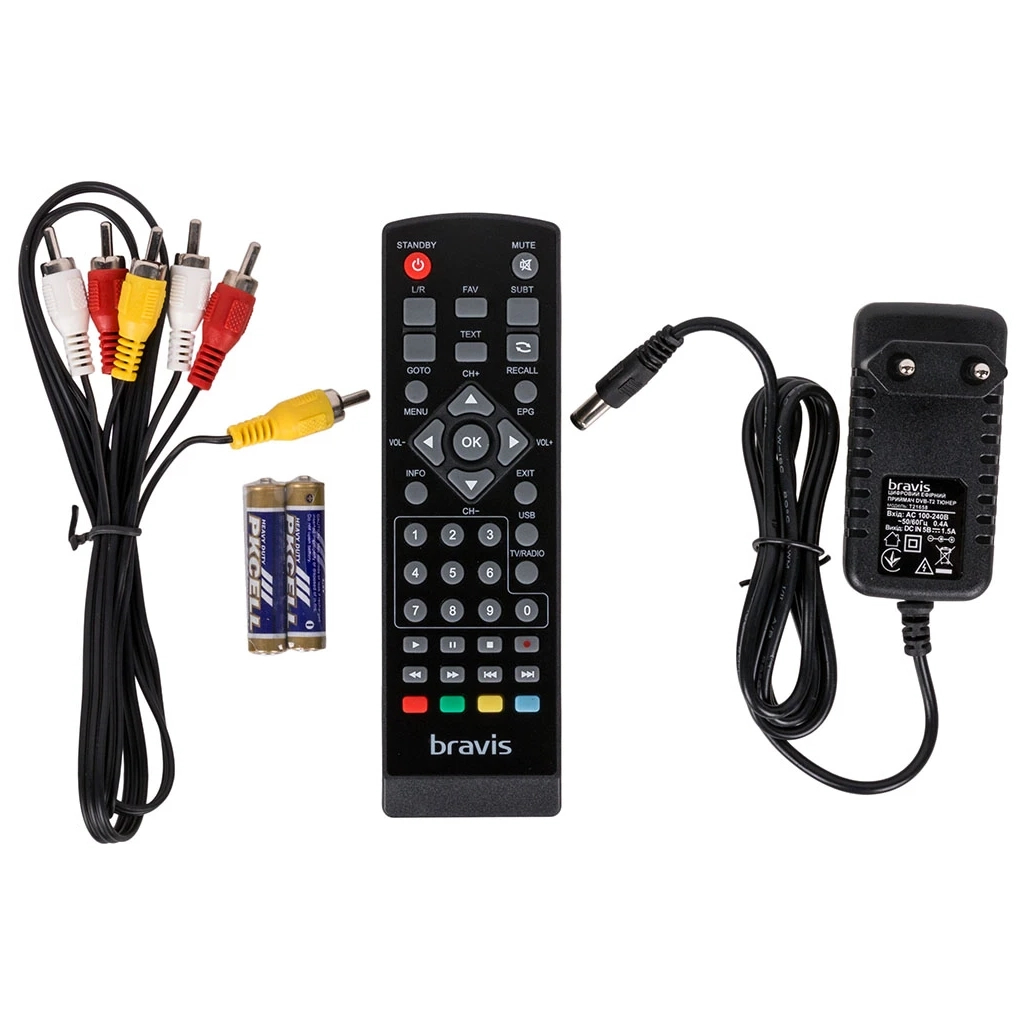 ТВ тюнер Bravis T21658 (DVB-T, DVB-T2) - зображення 8