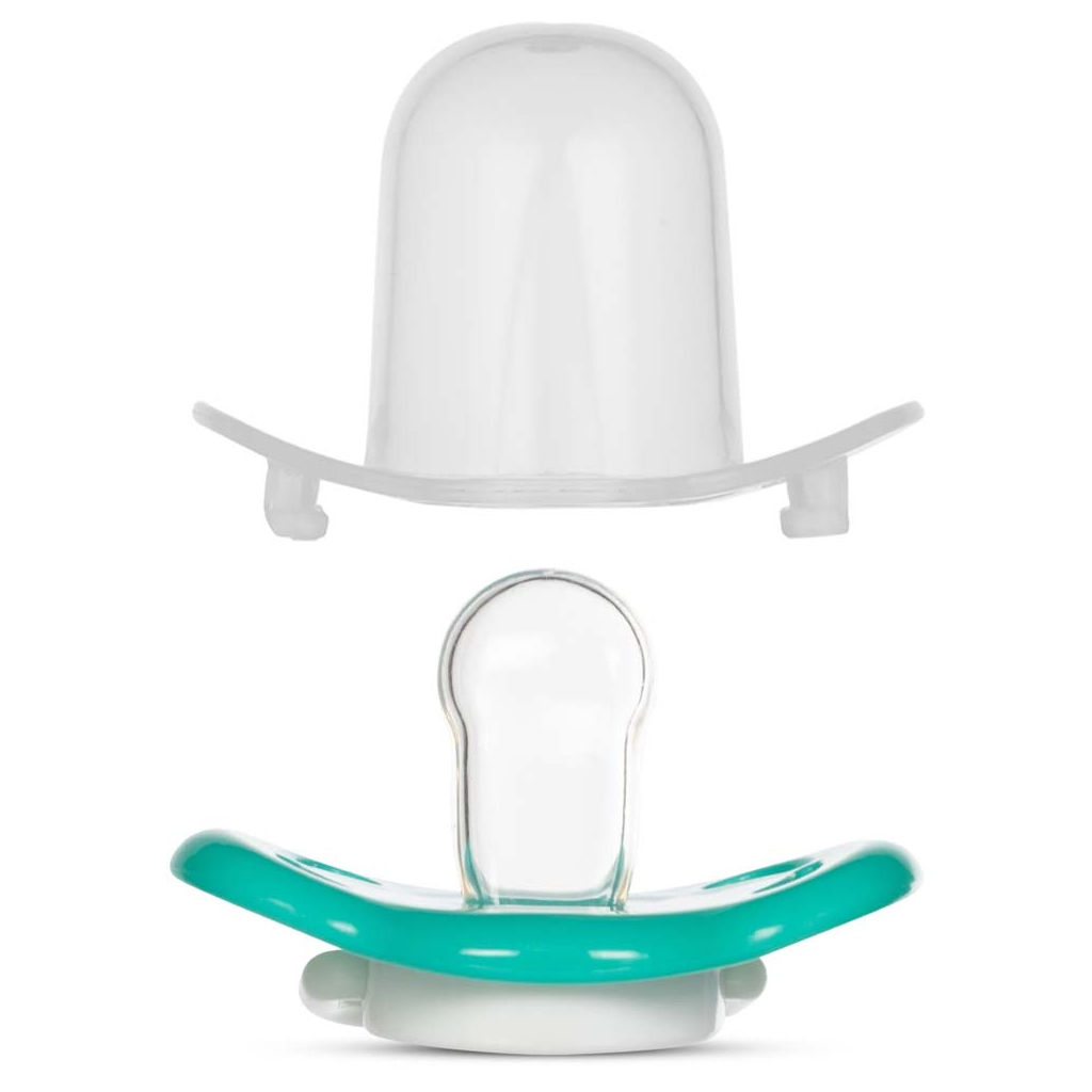 Пустушка Baboo Marine силіконова, світиться в темряві, 0+ місяців (зелена) (5-025) - зображення 3