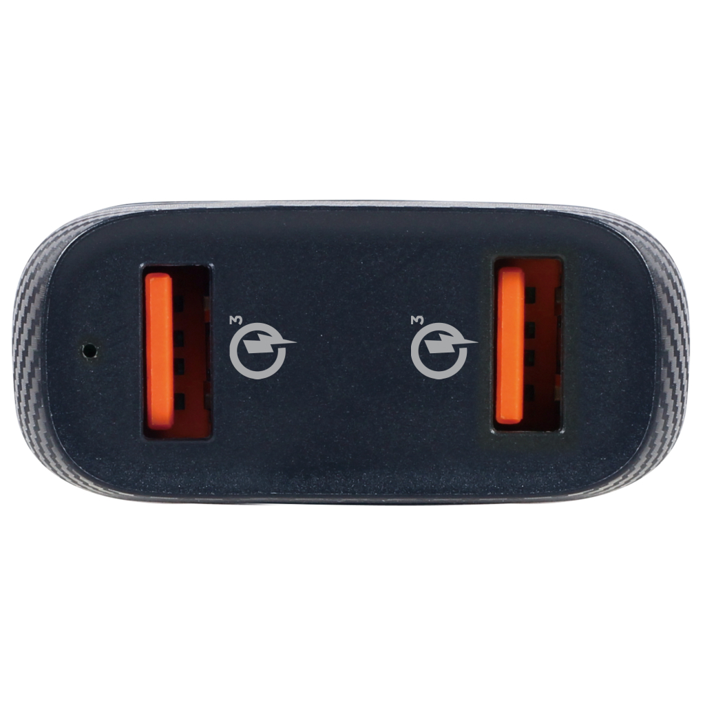 Зарядний пристрій Gembird 2 port 36W QC3.0 (TA-U2QC3-CAR-01) - зображення 2