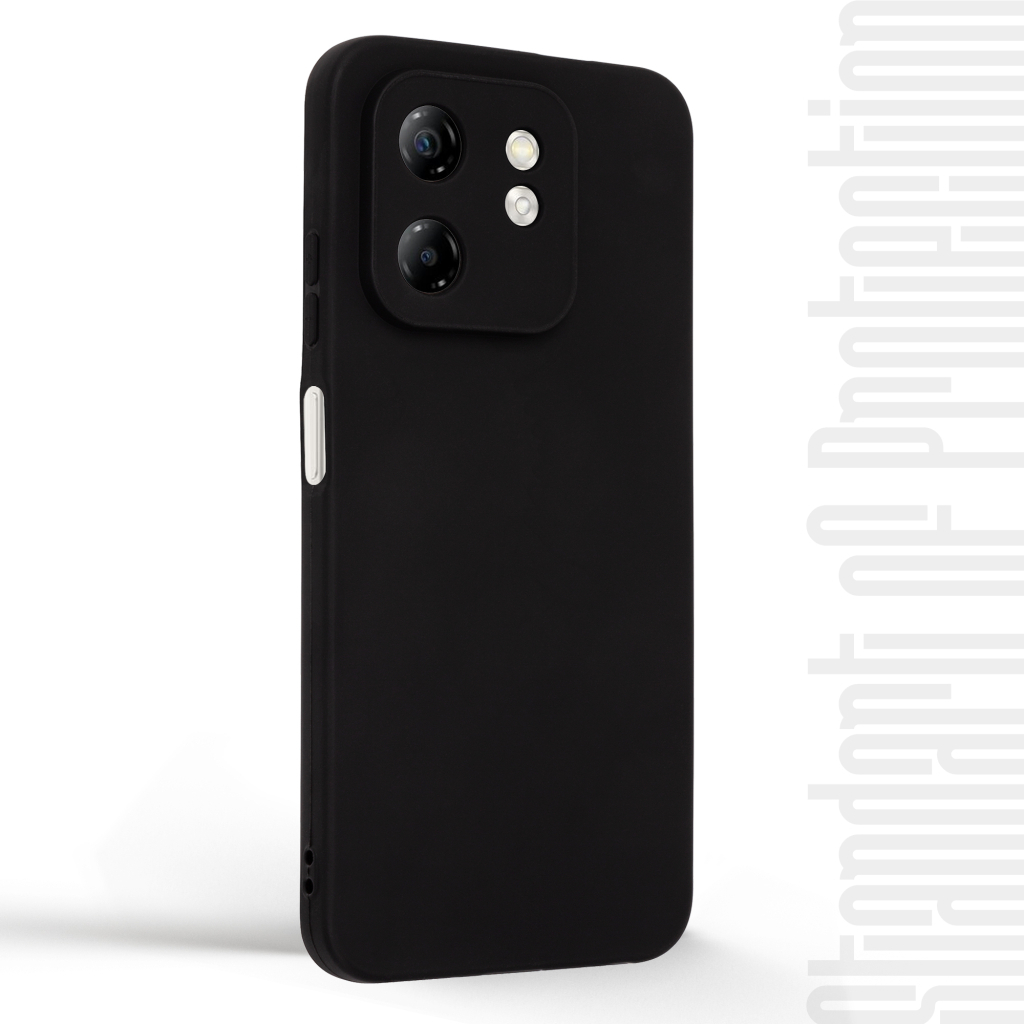 Чохол до мобільного телефона Armorstandart Matte Slim Fit Infinix Hot 50i / Smart 9 Camera cover Black (ARM83823) - зображення 2